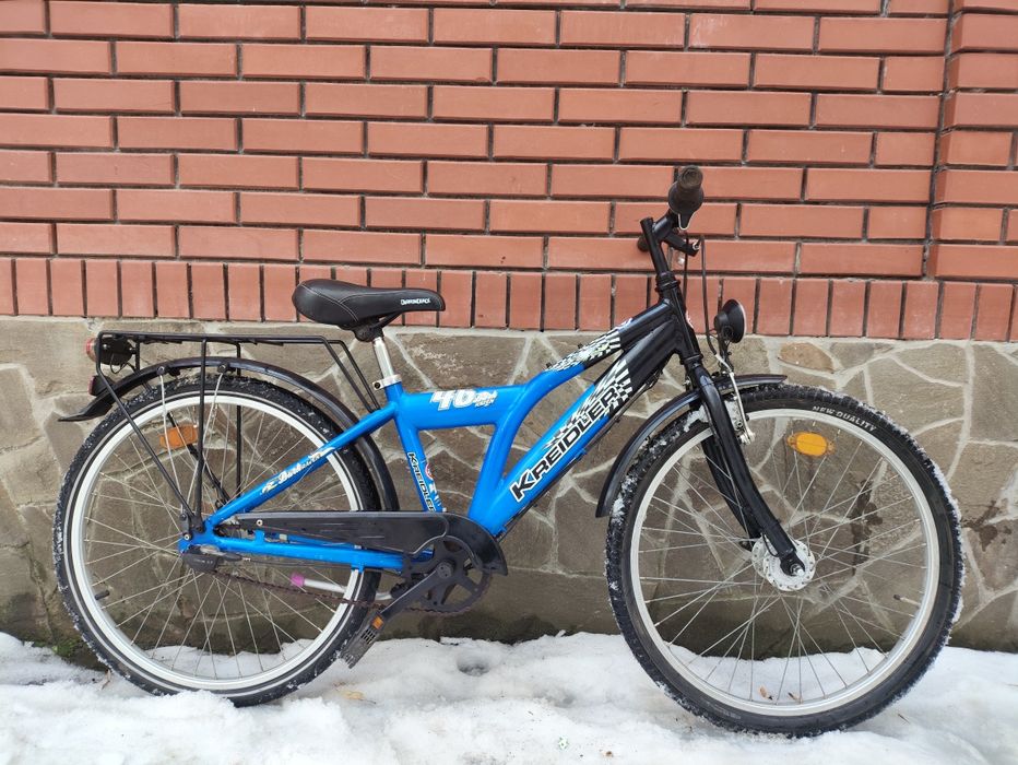 велосипед АЛЮМІНІЙ, Динамо втулка, гальма на ПЕДАЛЯХ ,з НІМЕЧЧИНИ