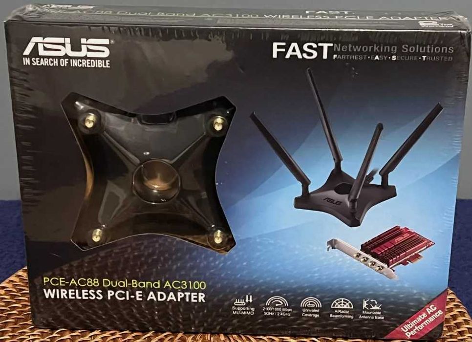 ASUS PCE-AC88 Network Card – Dual-Band Wireless Adapter64751443966722121