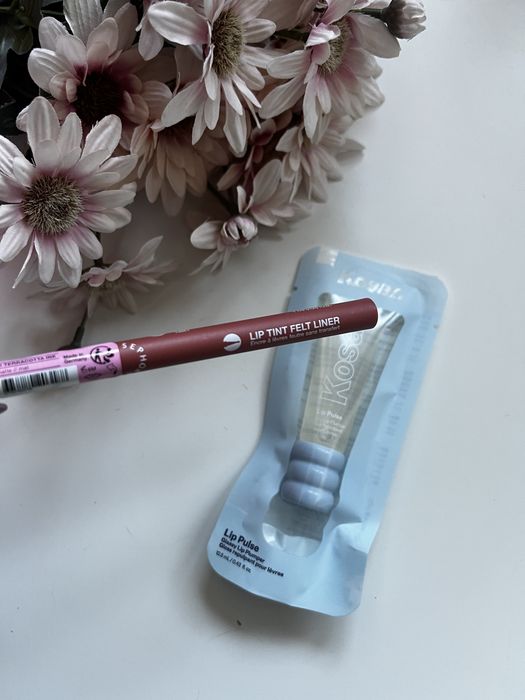 Lip combo lip duo Sephora Kosas lip stain + błyszczyk lip plumper zestaw NOWY bundle