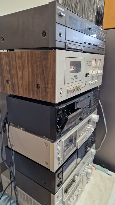 Kaseciak Sony TC-K71 Luxman K112 Pioneer CT W820R  Akai CS 705D