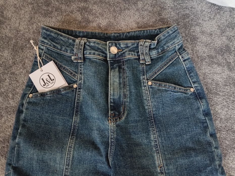 Spodnie damskie dżinsowe