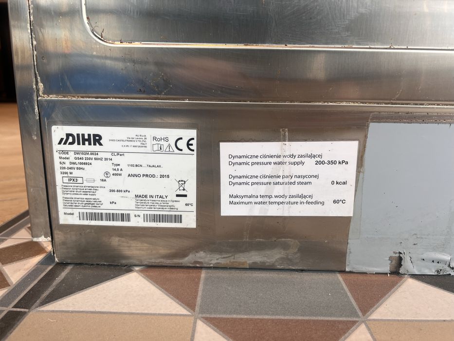 Zmywarka gastronomiczna IHR