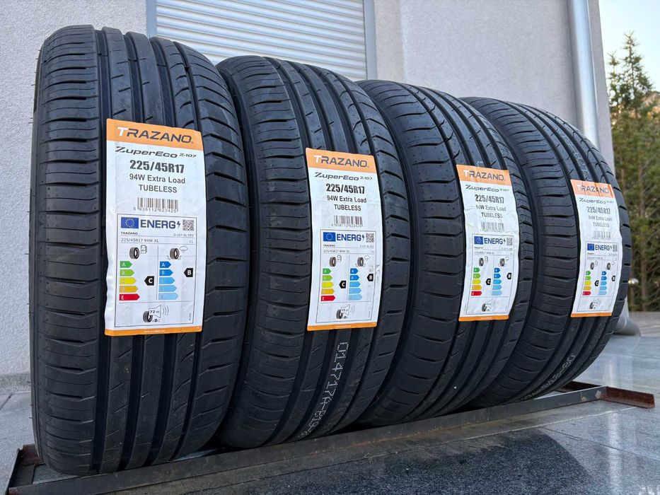 4szt NOWE letnie 225/45R17 Traazano Z-107 94W XL C,B,72db Prod. 2024r
