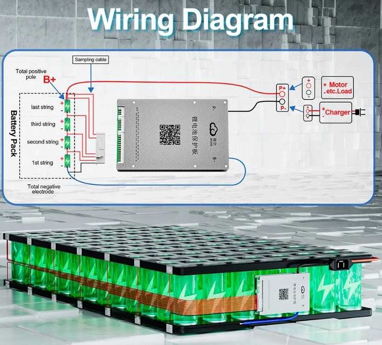Blutooth BMS Jikong B2A8S20P