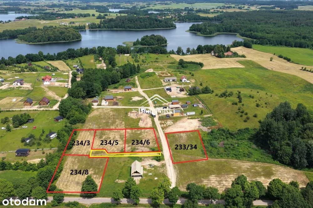 Działki budowlane - 600 M od Jeziora Kukowino, Vat