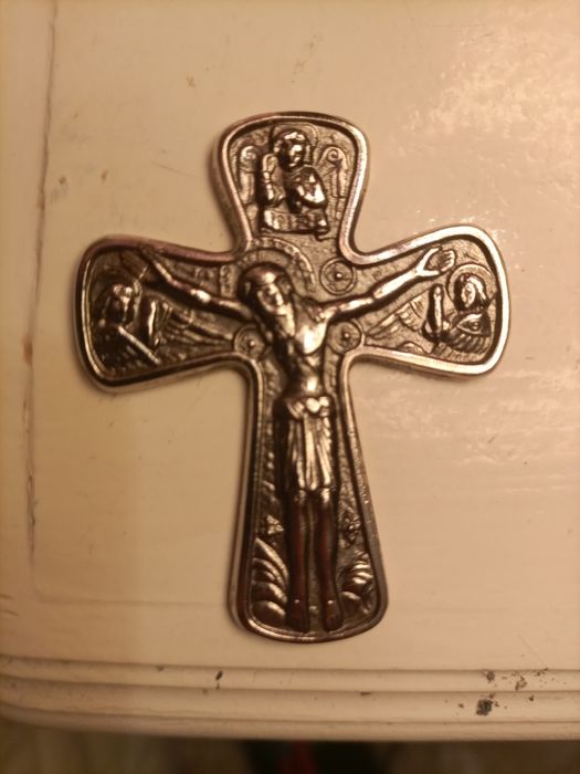 Crucifixo em prata