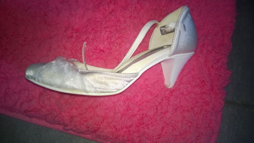 Buty białe, ślub, komunia . Rozmiar 35