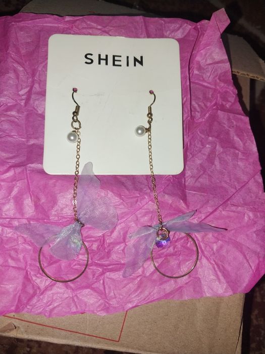 Сережки довгі Shein