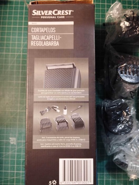 Aparador de Cabelo e Barba - Silvercrest - Lidl - Usado