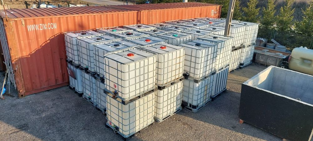 Zbiornik zbiorniki 1000l 600lmauzer mauser na deszczówkę beczka