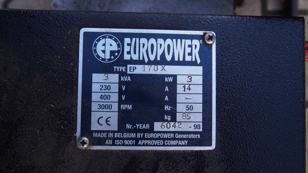 Honda 13 Europower EP 170 X  Agregat pradotworczy spalinowy Spawarka