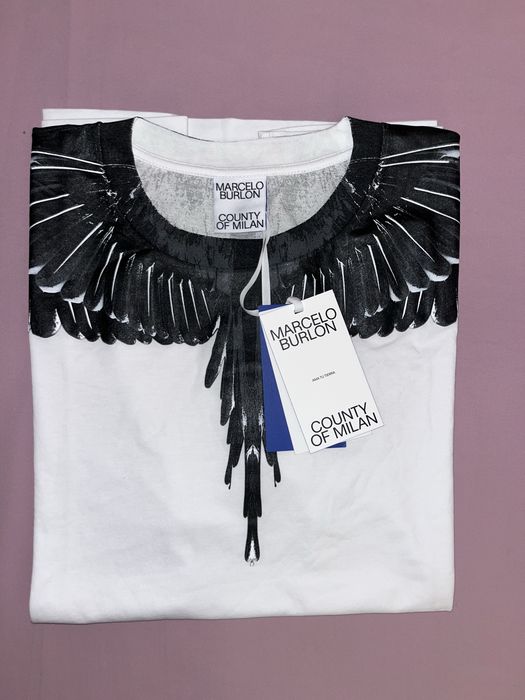 Wyprzedaż t-shirt męski Marcelo Burlon COUNTY OF MILAN.