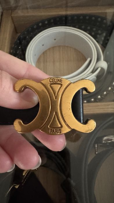 Жіночий ремінь в стилі Celine шкіряний, пасок Celine, рлзмір на s-m