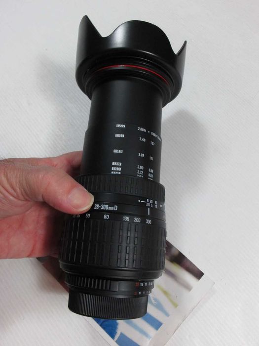 Sigma  28-300mm Macro Perto e Longe Estado TOP, Para Máquinas Nikon