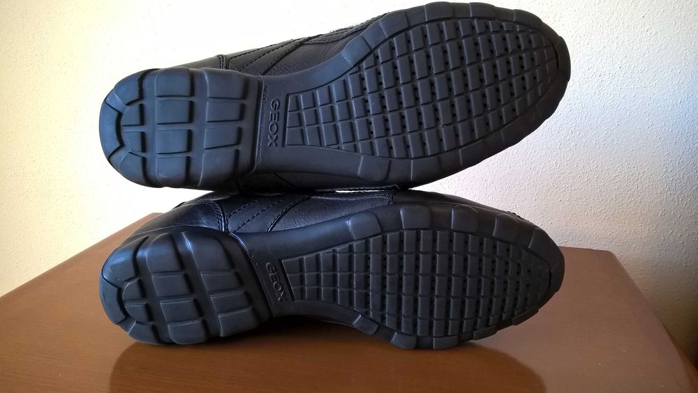 sapatos GEOX U Symbol D em couro (tamanho 43/seminovos)
