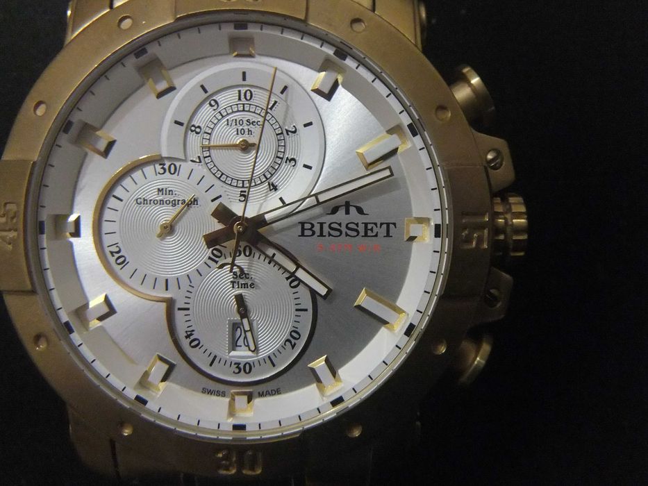 Zegarek Męski Bisset Monster BSDD90 Wodoodporny Nie Chińczyk -Zamiana