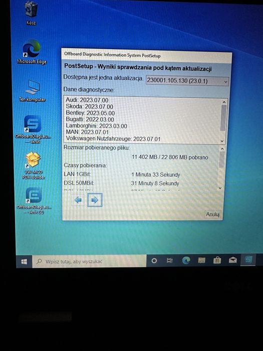 Odis vas , pomoc w instalscji vag diagnostyka flash Odis 23 , 17