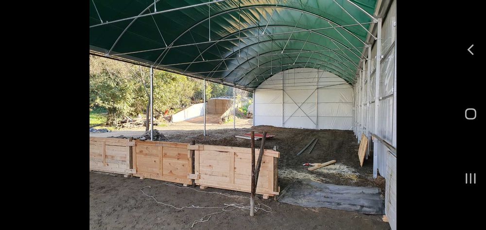 Estufas arrumos alfaias e tractores e maquinas