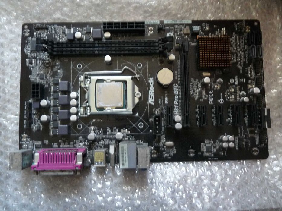 ASRock  H81 Pro BTC + i3-4160 (c1150)