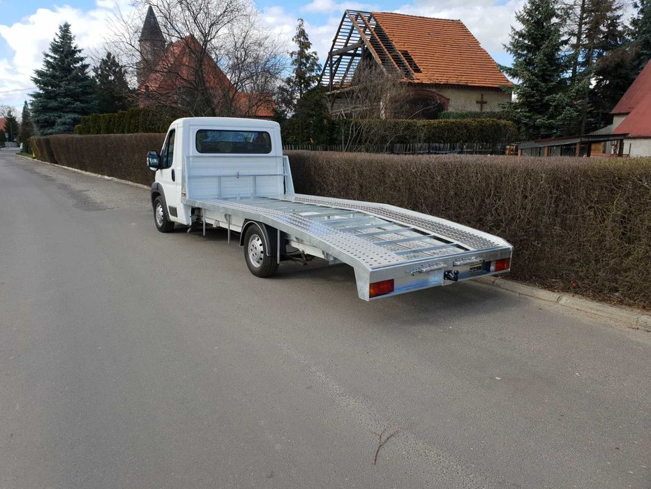 najazd ZABUDOWA autolaweta POMOC DROGOWA ducato producent KUNICE