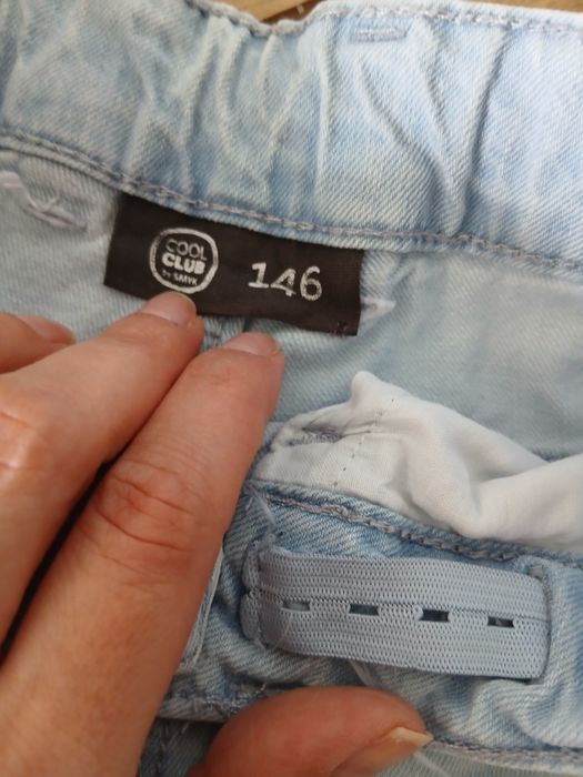 3 sztuki spodni jeans jasne 146/150 cool club