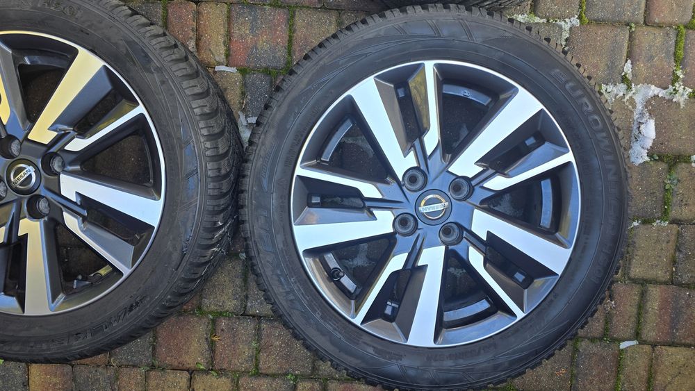 Komplet  kół koła  felgi 16" Nissan Micra k14 opony zimowe 195/55/16