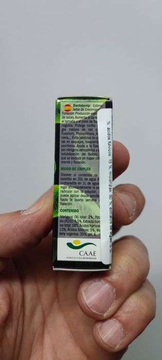 Fertilizante Bactohemp Agrobacterias 10g