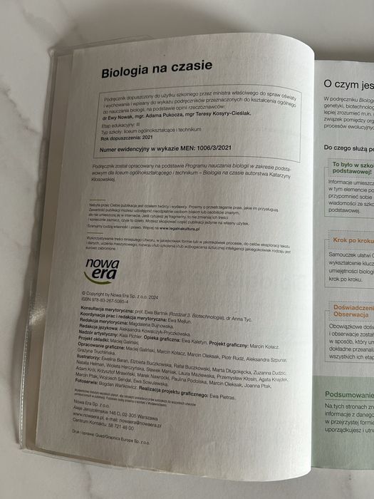 Biologis na czasie 3