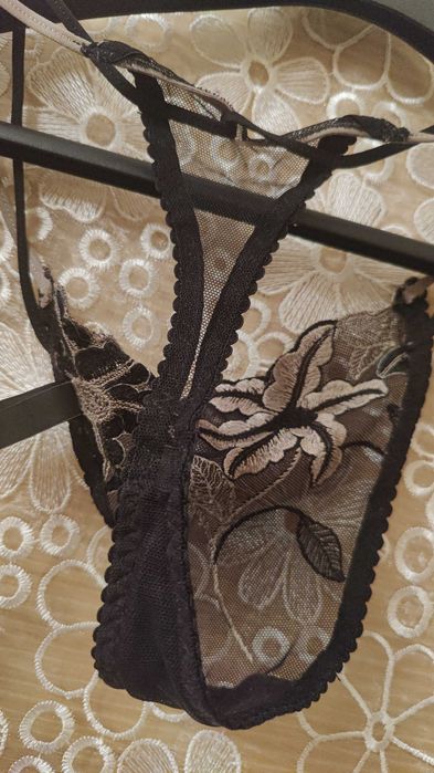 100% Оригинал ACOUSMA Paris Экстравагантные Трусы Стринги S-ка Flowers