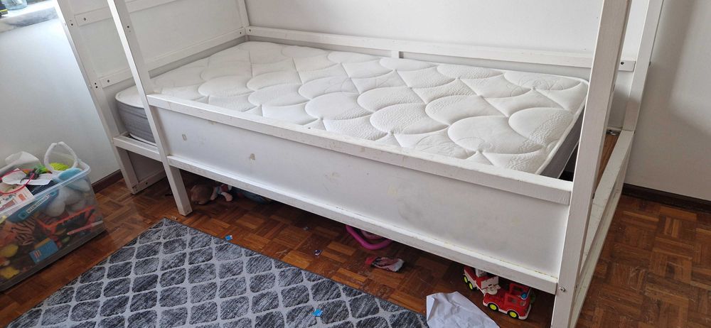 Cama de criança(+colchão) reversível Montessori