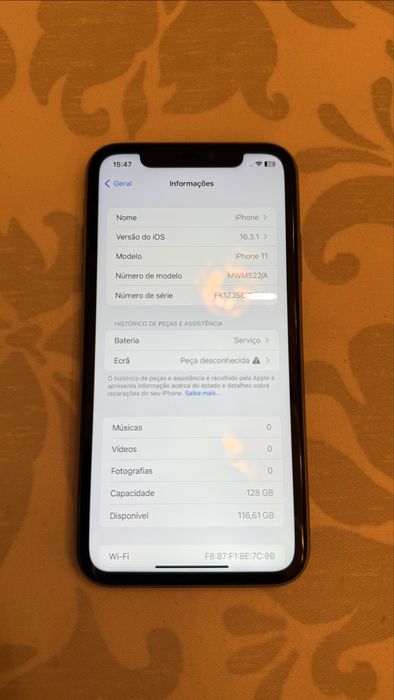 Iphone 11 128gb Roxo/Lilás Desbloqueado