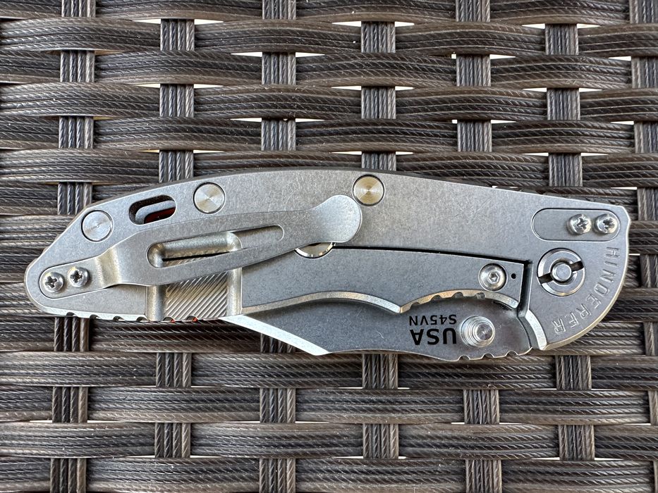 Нож Rick Hinderer XM-18 3.5" Bowie orang G10 (6gen.)
