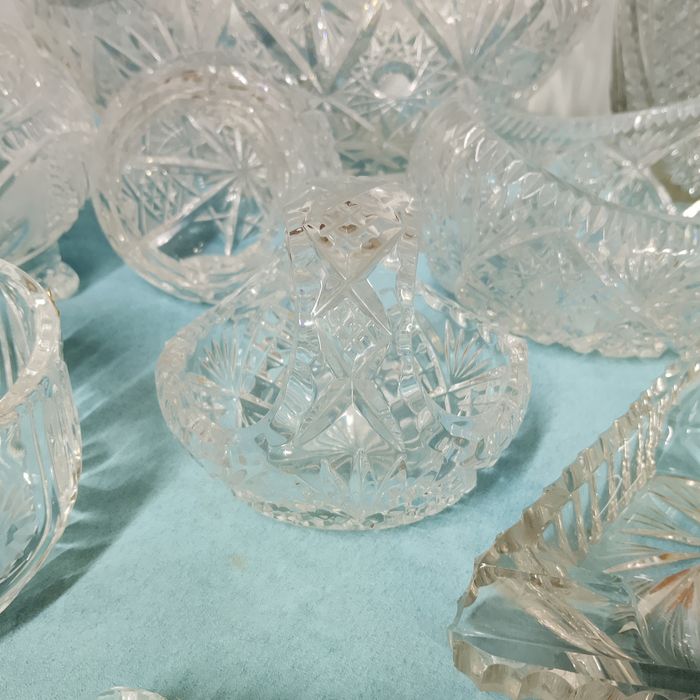Szkło kryształ porcelana PRL