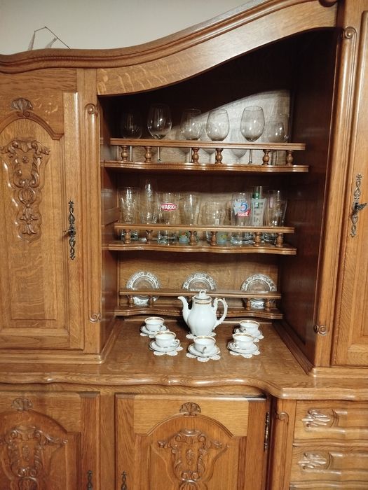 Witryna ,meble,Kredens dębowy .Polecam