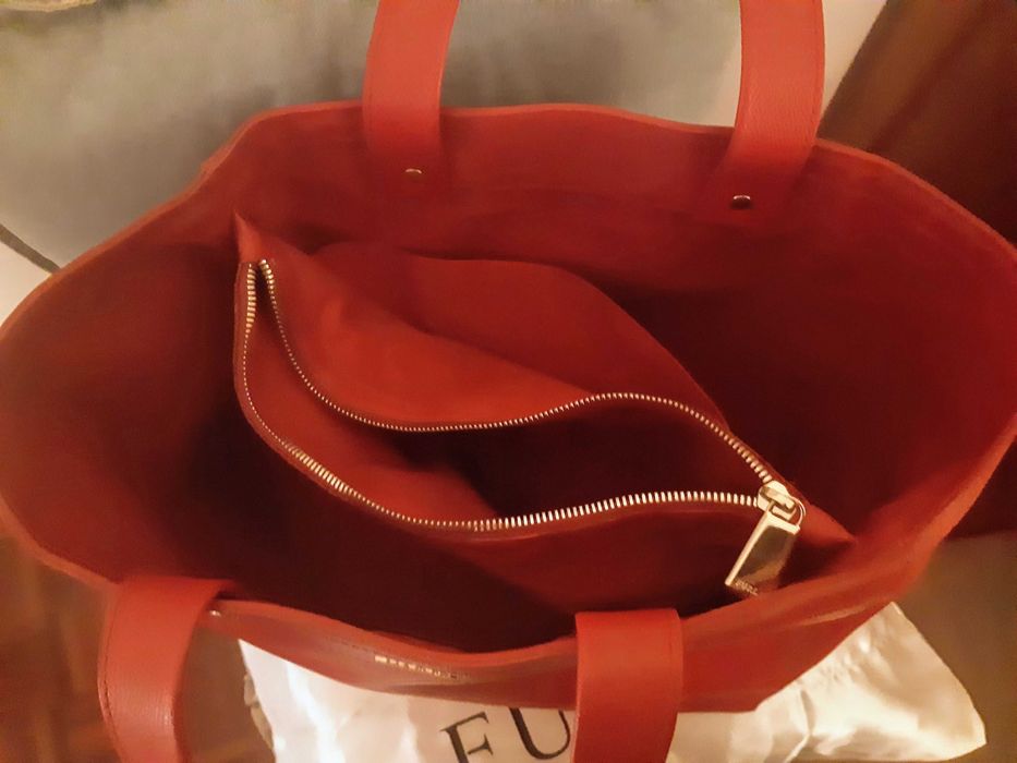 Mala original FURLA, pele genuína, nunca usada,c/dustbag+saco da marca