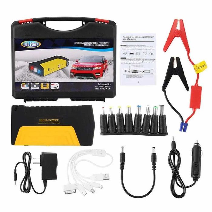 Пускозарядний пристрій для авто Jump Starter 50800 mAh | Пусковое устройство Бустер Джамп Стартер Power Bank