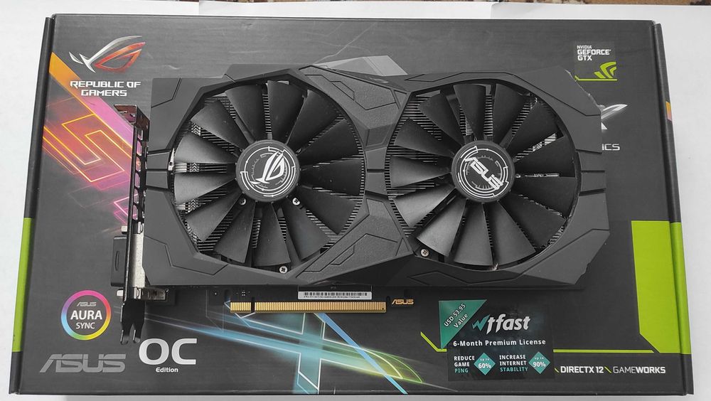 Відеокарта ASUS ROG Strix GeForce GTX 1050Ti 4GB