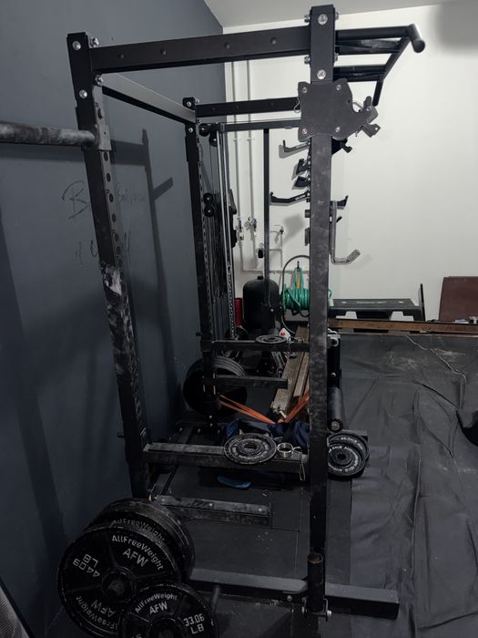 Powerlifting Rack usado + extras