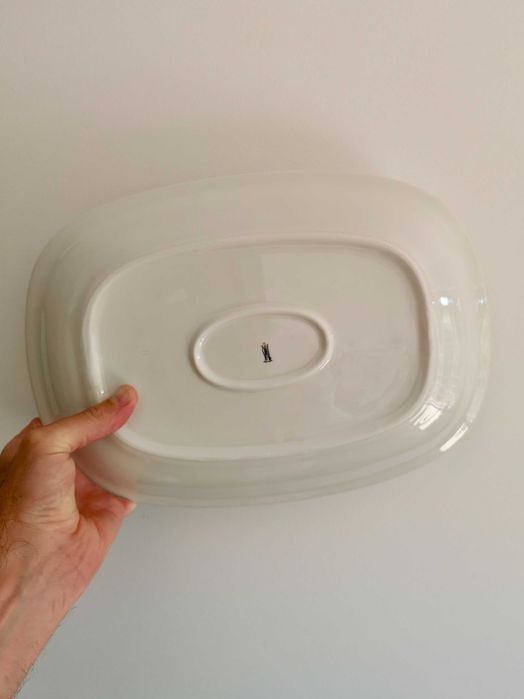 Travessa de cerâmica com padrão floral multicolorido  – SPAL