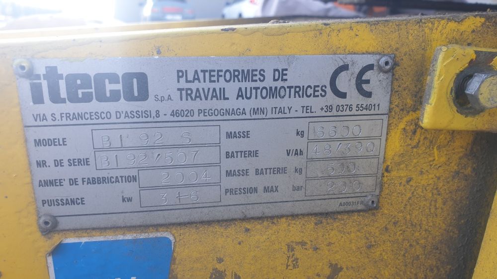 Колінчатий підйомник ITECO, 11м оренда або продаж