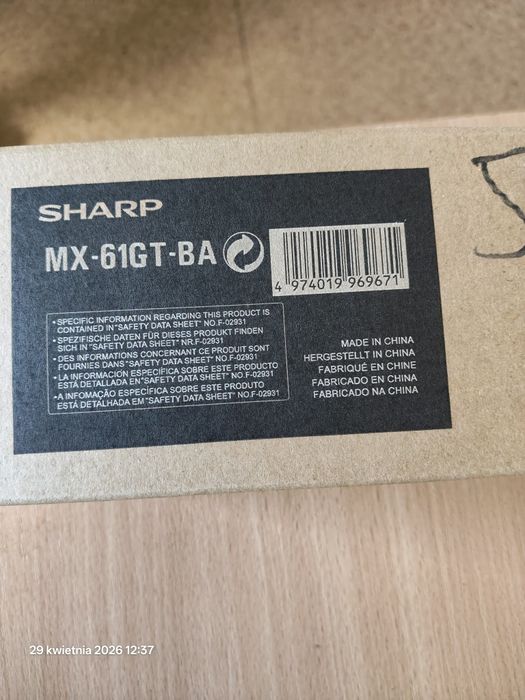 Toner do SHARP MX-61GT-BA