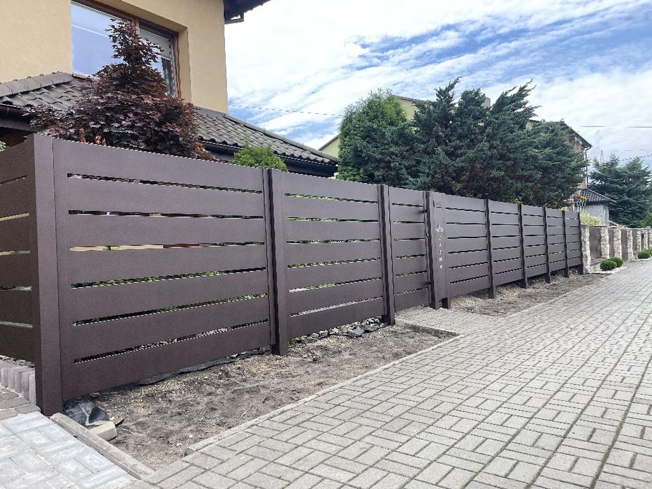 Nowoczesne Ogrodzenia Palisadowe - Bramy - Furtki