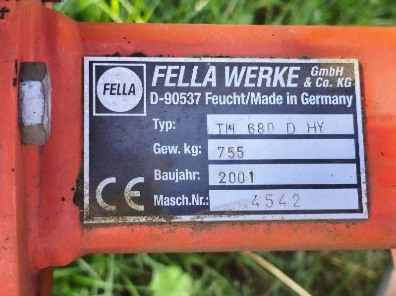 Przewracarka  przetrząsarka  fella TM 680 D    nie claas czy pottinger