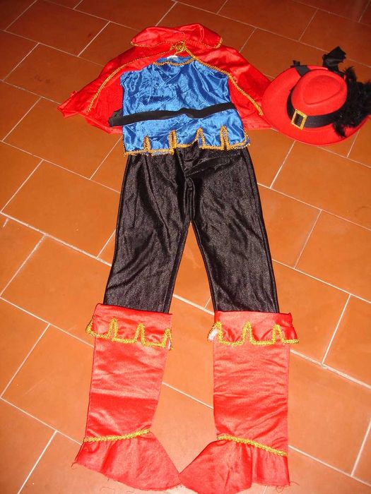 fantasia de mosqueteiro 4 anos
