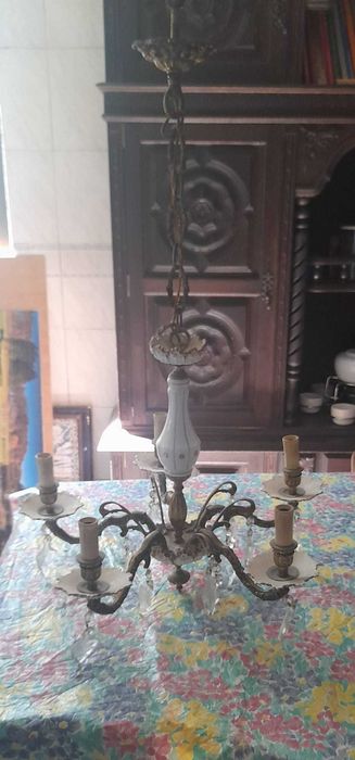Candeeiro Vintage de 5 lâmpadas