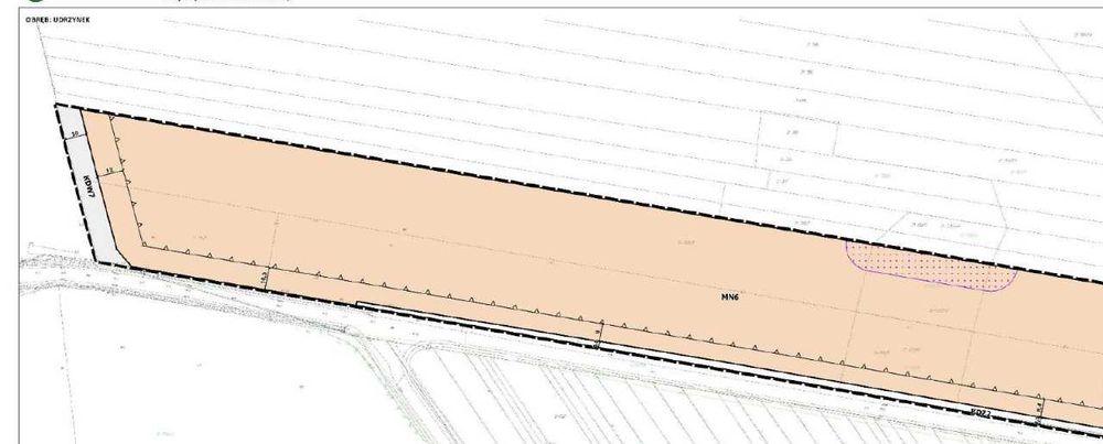 Sprzedam 2 działki budowlane przy lesie | 3000 m² | Udrzynek | asfalt