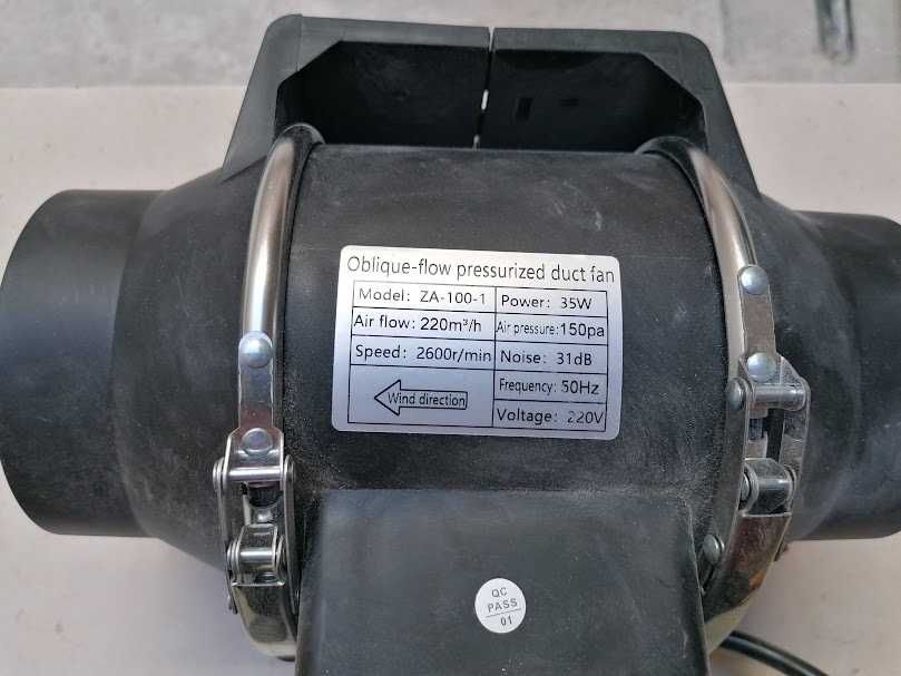 Extrator de ar 100mm