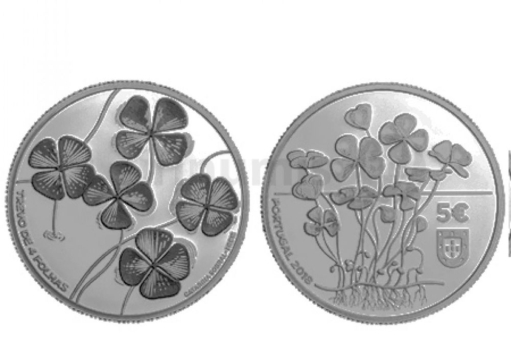 Coleção de 3 moedas "Espécies vegetais ameaçadas"