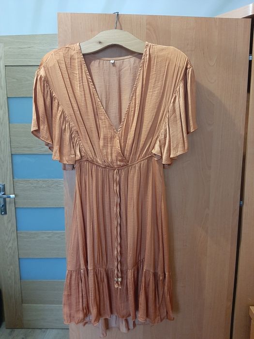 NOWA zwiewna sukienka mini letnia