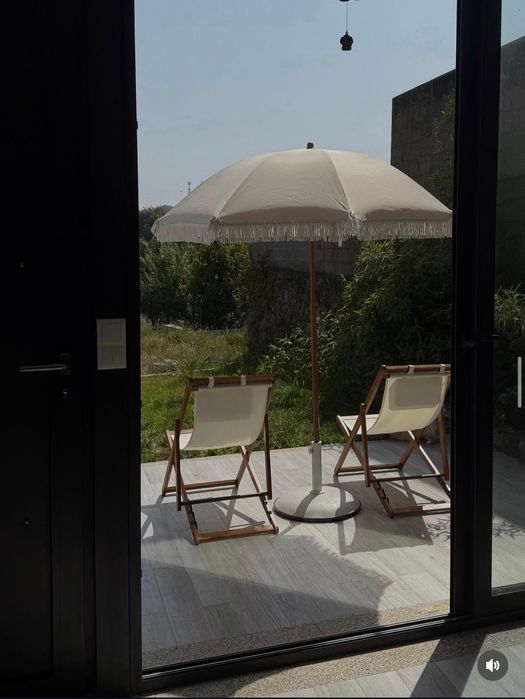 Guarda-Sol, base e 2 redes dobráveis Sklum